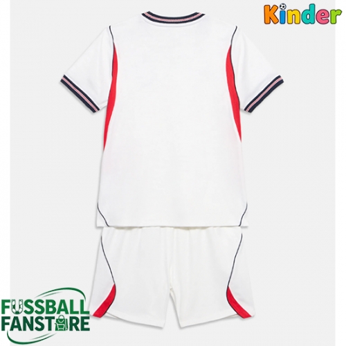 England Replik Heimtrikot Kinder WM 2026 Kurzarm (+ Kurze Hosen)